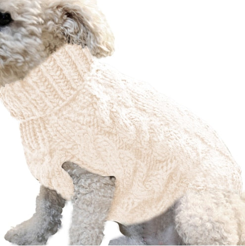 KNITTED DOG SWEATER